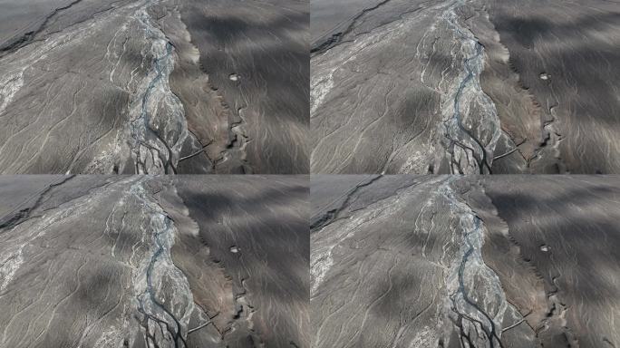 航拍青海京藏高速大地脉络