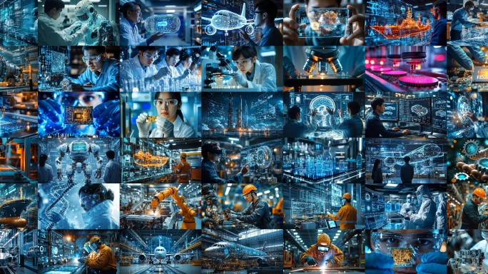 【4K】高科技科研人员芯片研发工程师合集