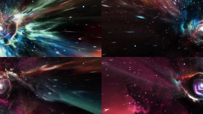 7K宇宙穿梭时空隧道粒子星云