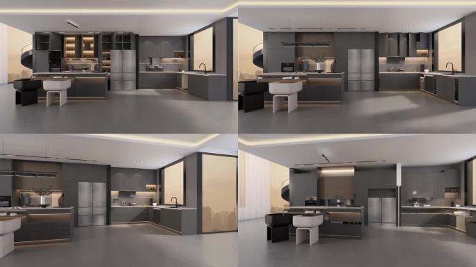 三维客厅 室内装修 室内漫游动画镜头