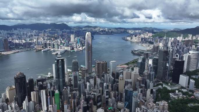 香港城市风光航拍