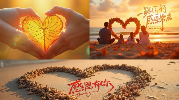 父亲节-感恩节-爱心
