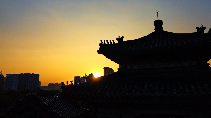 邯郸武灵丛台剪影