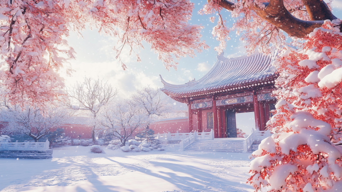 故宫雪景 古风雪景