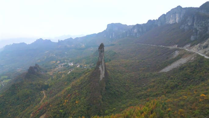 湖北恩施朝东岩朝天笋风景