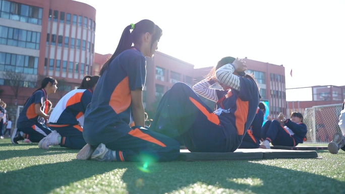 中学生体质监测仰卧起坐