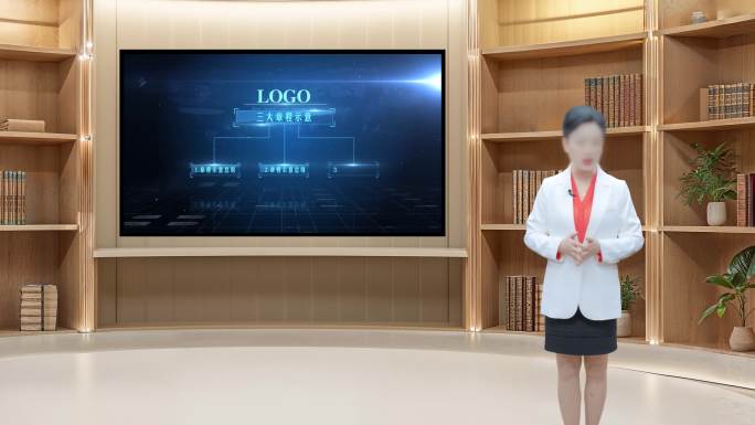 预览课程慕课演播室背景