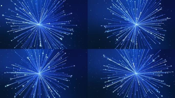 科技互联云计算大数据蓝色AE工程