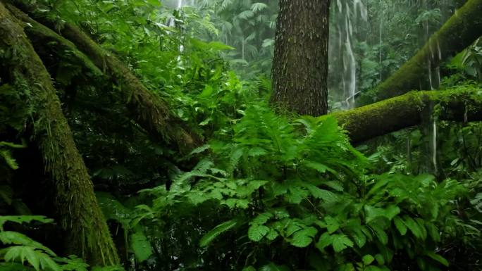 林 雨林 雨天 树林 大自然环境