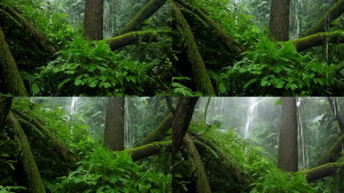 林 雨林 雨天 树林 大自然环境