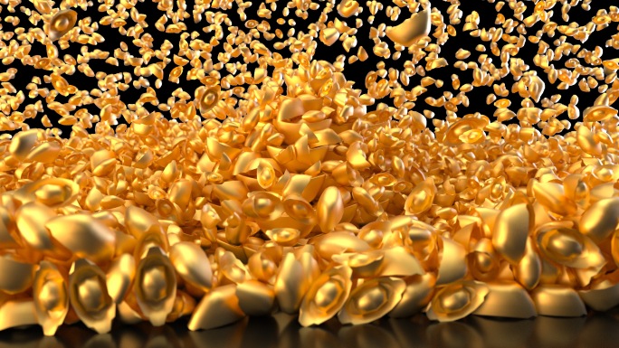 金币金元宝下落-带通道