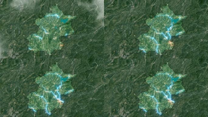 北京市水域地图