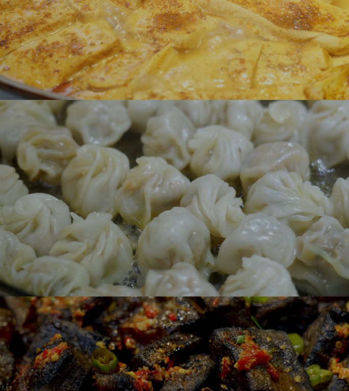 杭州美食臭豆腐生煎