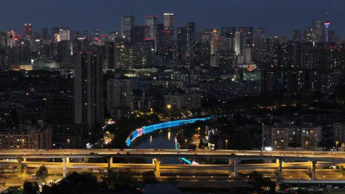 成都东湖公园夜景