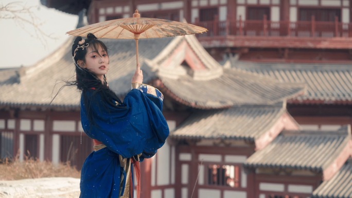 「电影感」古装人物战国袍美女