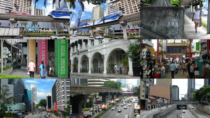 马来西亚吉隆坡街景人文4k