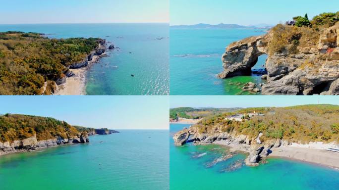 大连金石滩国家地质公园航拍