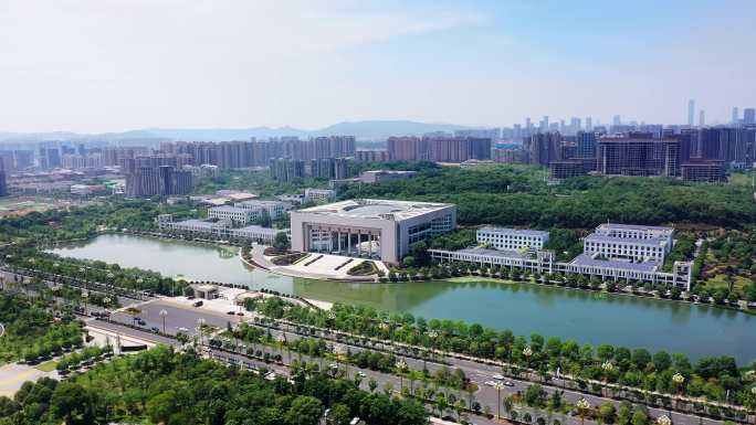 4K湖南省政府 省委大楼