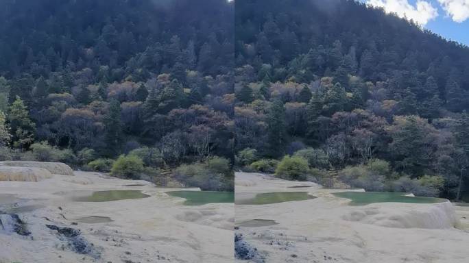 四川 九寨沟 秋天 景色 山水