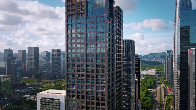 默沙东集团航拍城市建筑企业宣传片