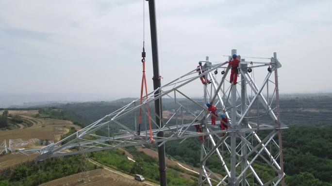 国家电网电力建设高压电塔基建电网建设