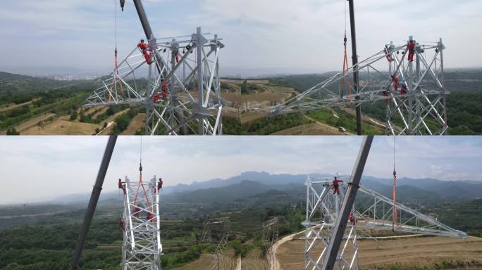 国家电网电力建设高压电塔基建电网建设