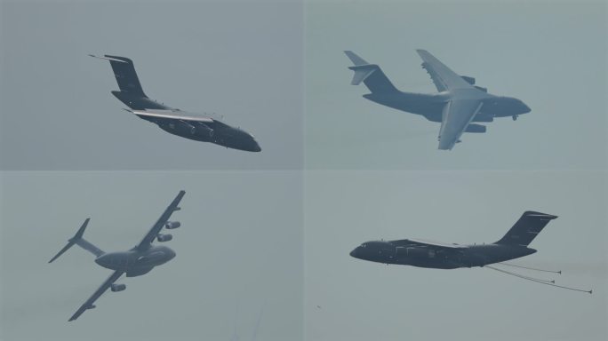 运油20在2024年珠海航展飞行训练