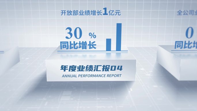立体年终数据报告B