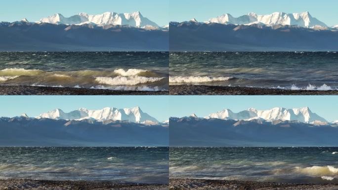 西藏纳木措航拍