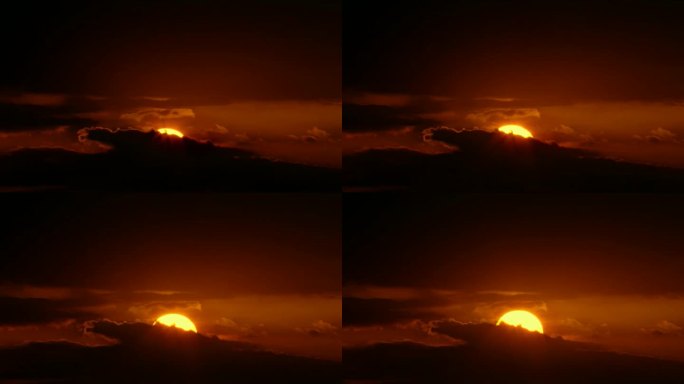 朝阳夕阳日出日落延时晚霞朝霞