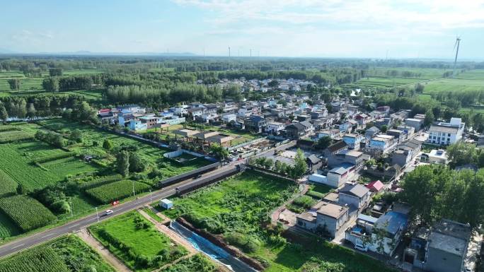 漯河市舞阳贾湖村考古现场航拍