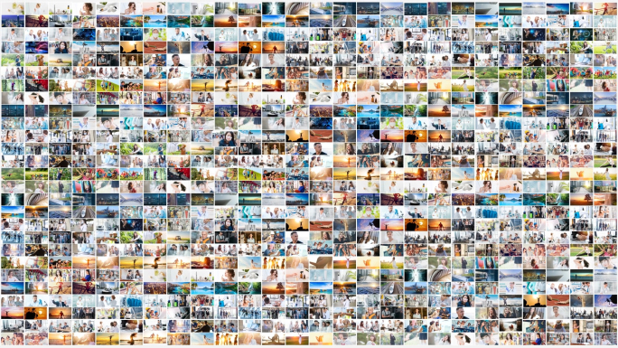 【18款】多照片墙展示多图片汇聚AE模板