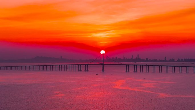 日出跨海大桥胶州湾大桥-3