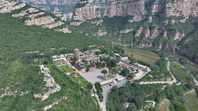 山西大同觉山寺航拍黑神话悟空取景