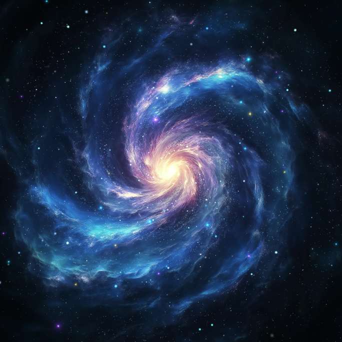 4K-彩色螺旋星云--6