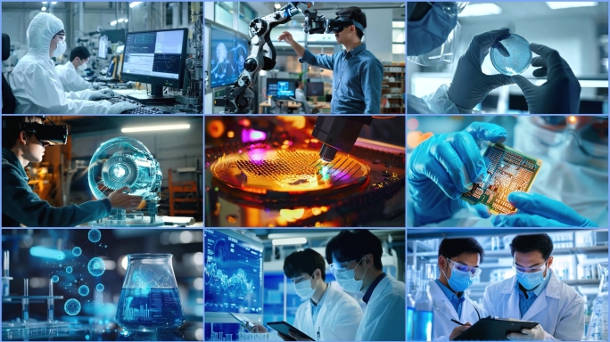 科研研发实验室工程师科技研究科研研发团队