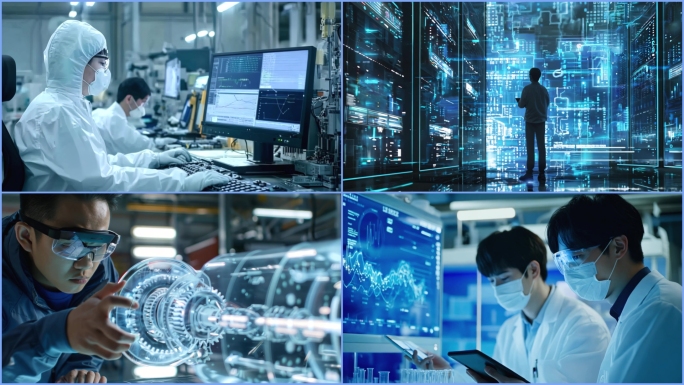 科研研发实验室工程师科技研究科研研发团队