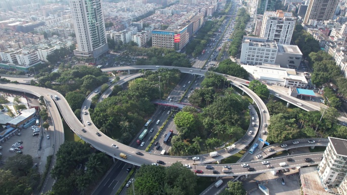 【正版素材】深圳市宝安区创业立交