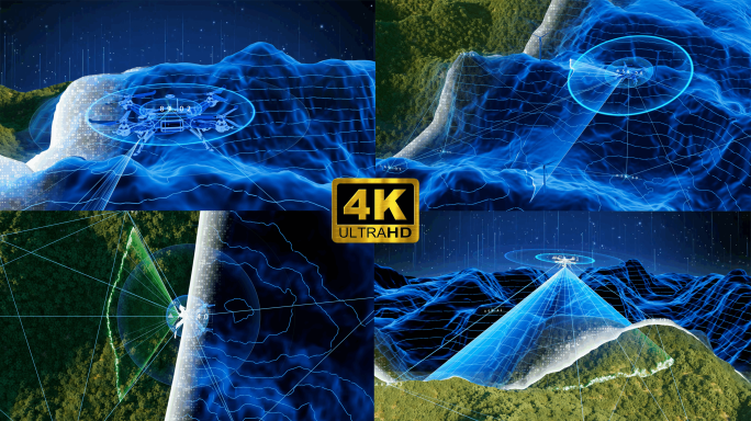 3D无人机扫描勘探虚实转换