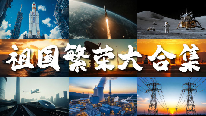 祖国繁荣昌盛大国重器中国经济发展现代化