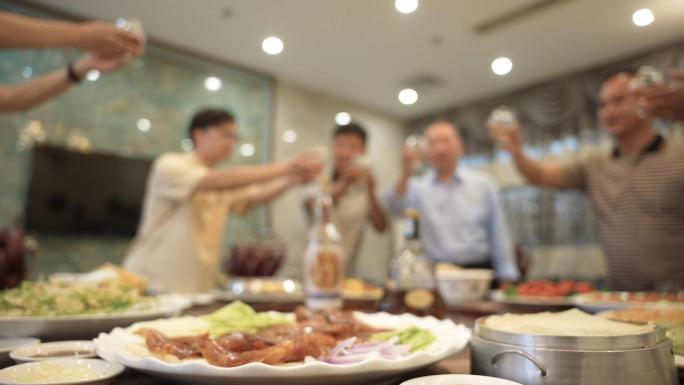 反腐围猎应酬模拟酒局公款吃喝警示素材