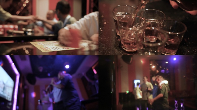 反腐围猎应酬模拟酒局喝酒警示素材
