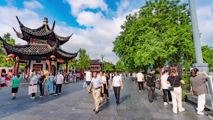 南京夫子庙移动延时