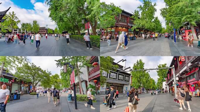 南京夫子庙移动延时