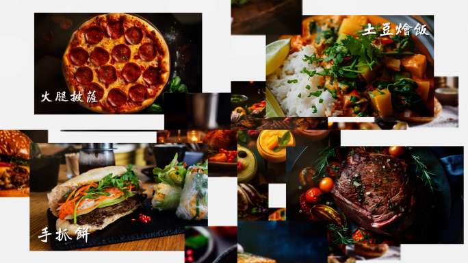 美食照片模板