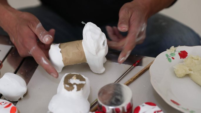 泥塑 手工 非遗 艺术工艺品 粘土 匠心