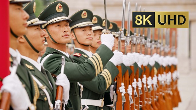 武警仪仗队 国旗护卫队