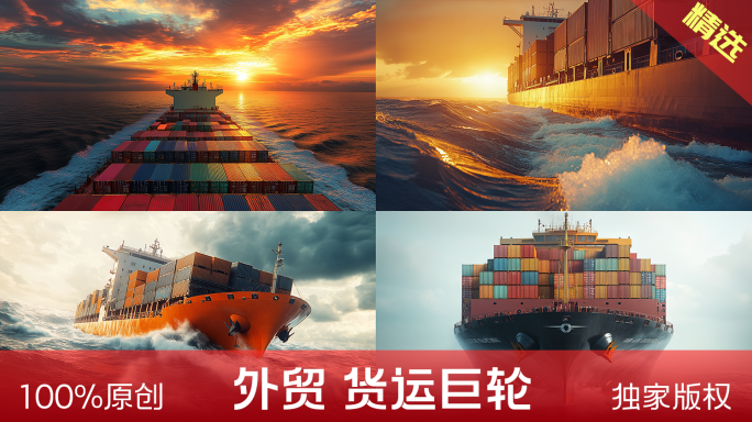 海运 轮船 海上货轮
