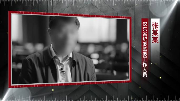 五款嫌疑人采访视频框 警示框