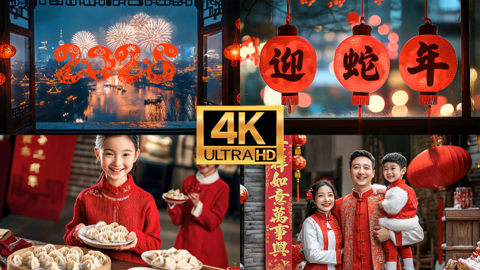 2025蛇年过年春节新年新春合集